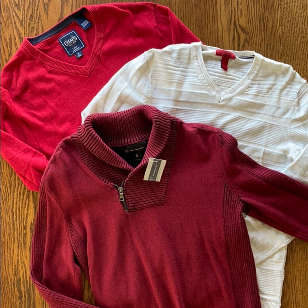 Men’s Brand name sweaters sm. Inc., Alfani, Chaps